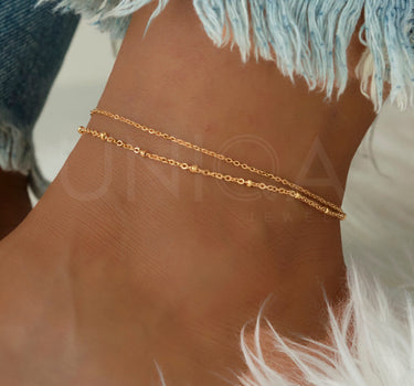 Layered Anklet
