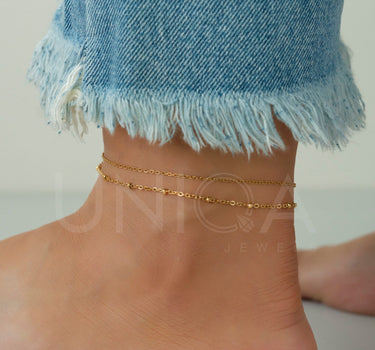 Layered Anklet
