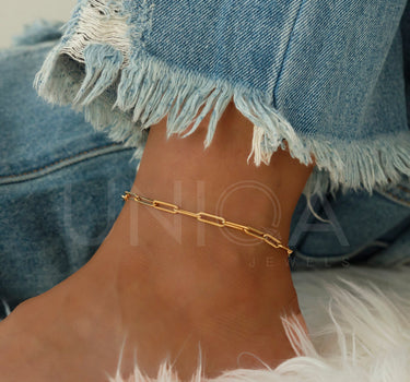 Gold Link Anklet